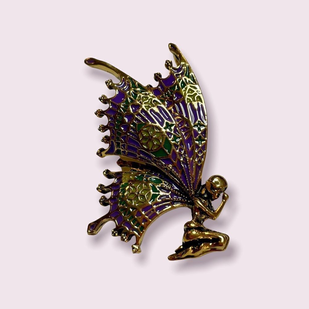 BUTTERFLY WINGS FAIRY BROOCH